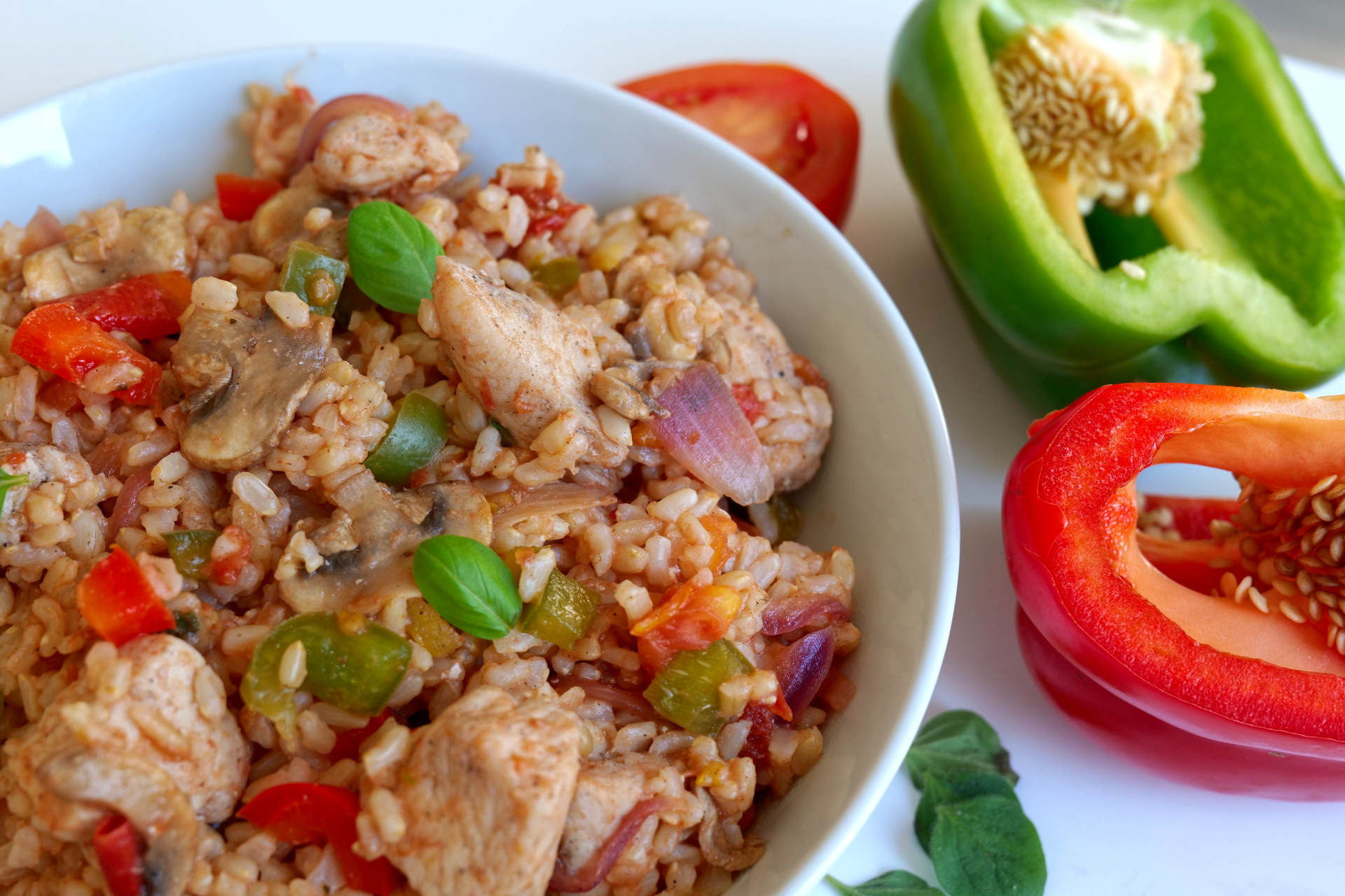 Chicken & Rice Stir Fry