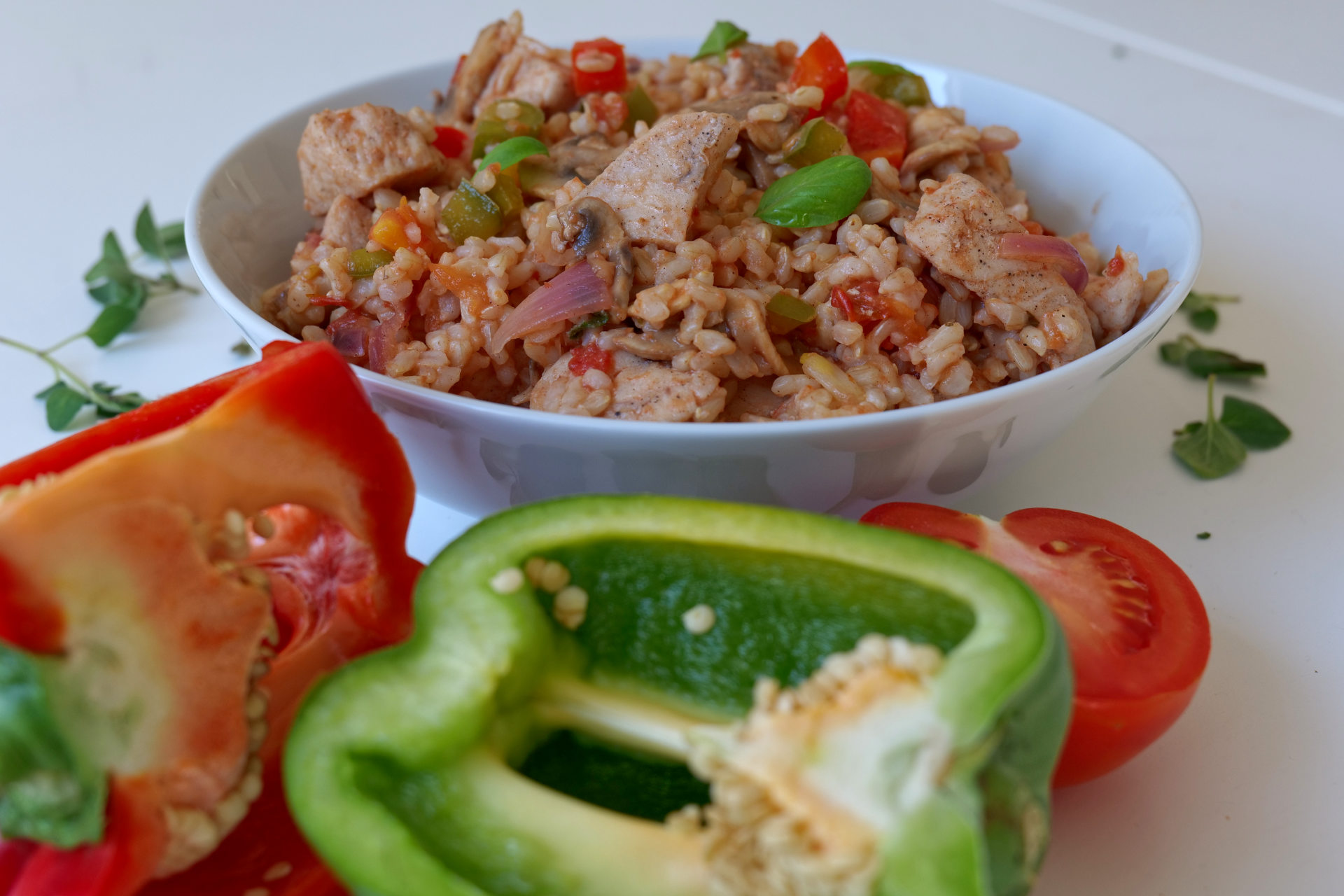 Chicken & Rice Stir Fry