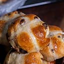 Chocolate Chip Hot Cross Buns 
