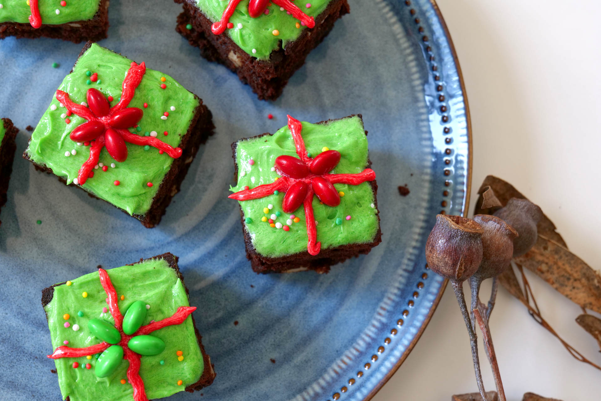 Christmas Gift Brownie Boxes
