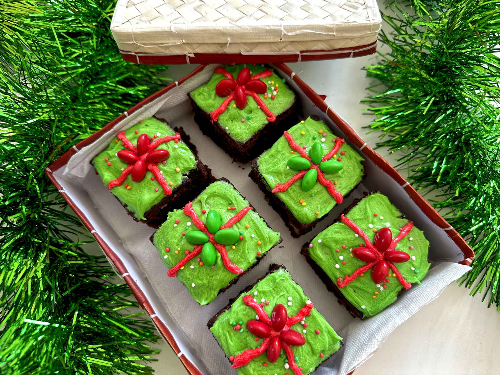 Christmas Gift Brownie Boxes