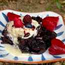 Eggless Chocolate Pudding Cake