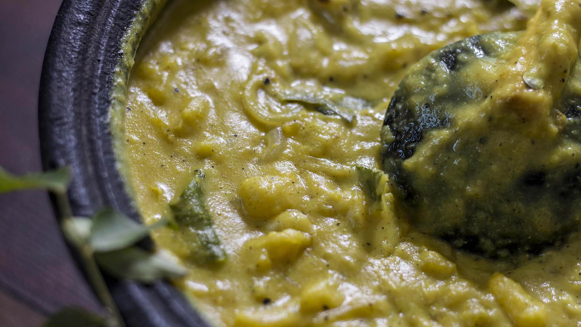 Closeup View of Jack Fruit Curry