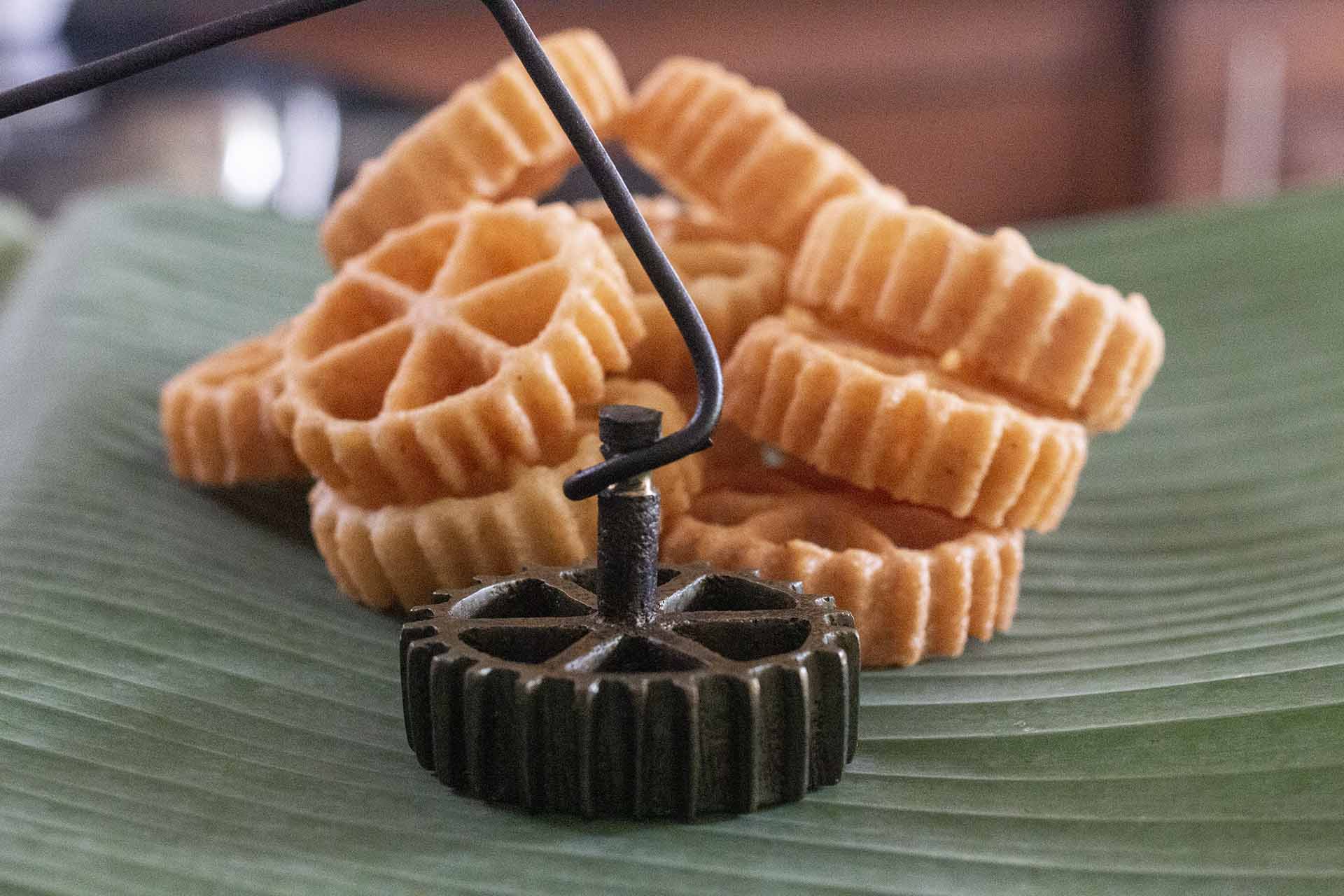 Kokis with the mould