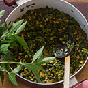 Mukunuwenna Curry with Dhal 