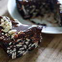 No Bake Chocolate Biscuit Cake