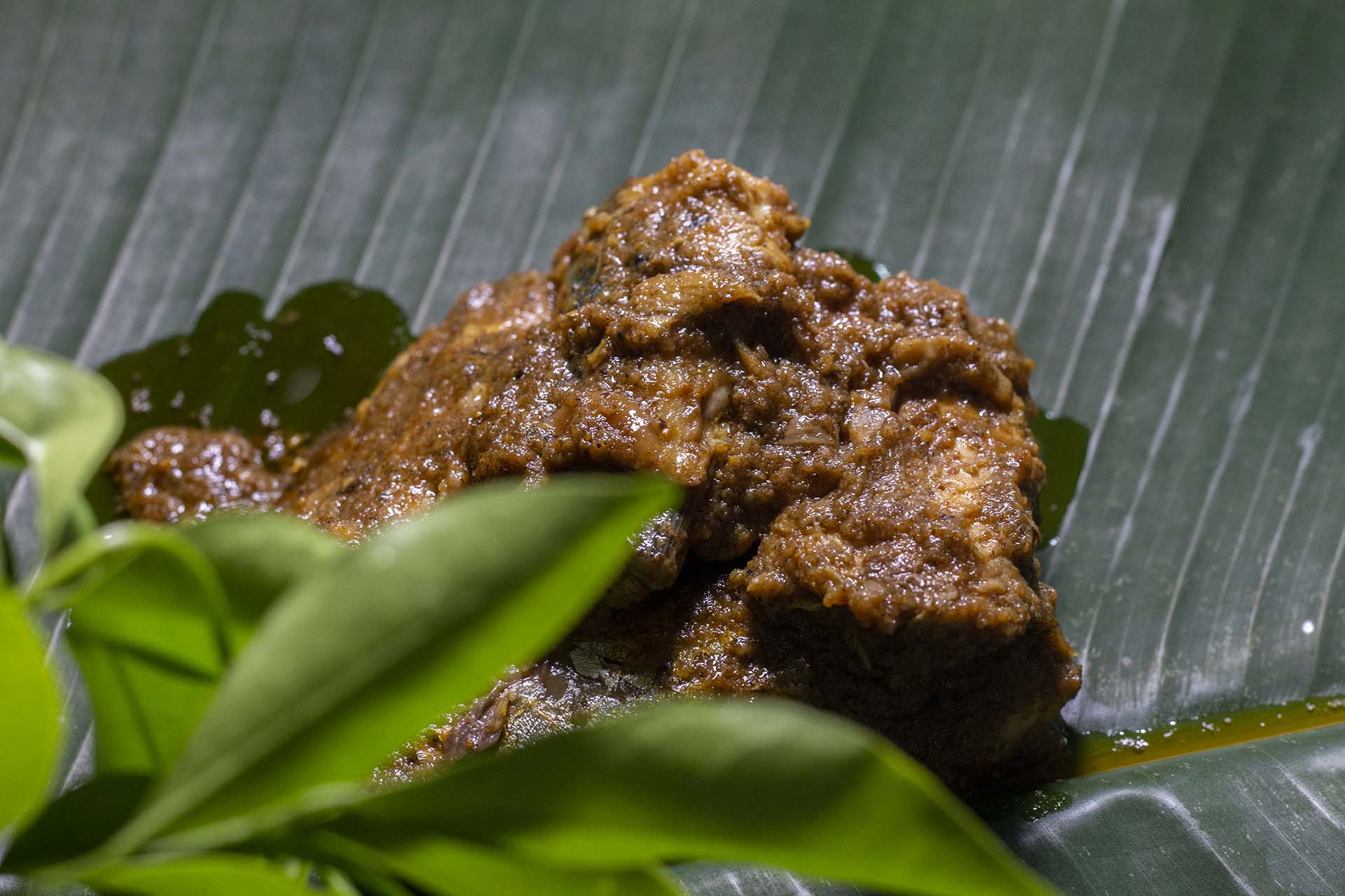 Salmon Kalu Pol Curry