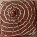 Halloween Spider Web Cake