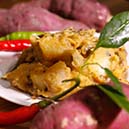 Sweet Potato Curry with Dried Sprats 