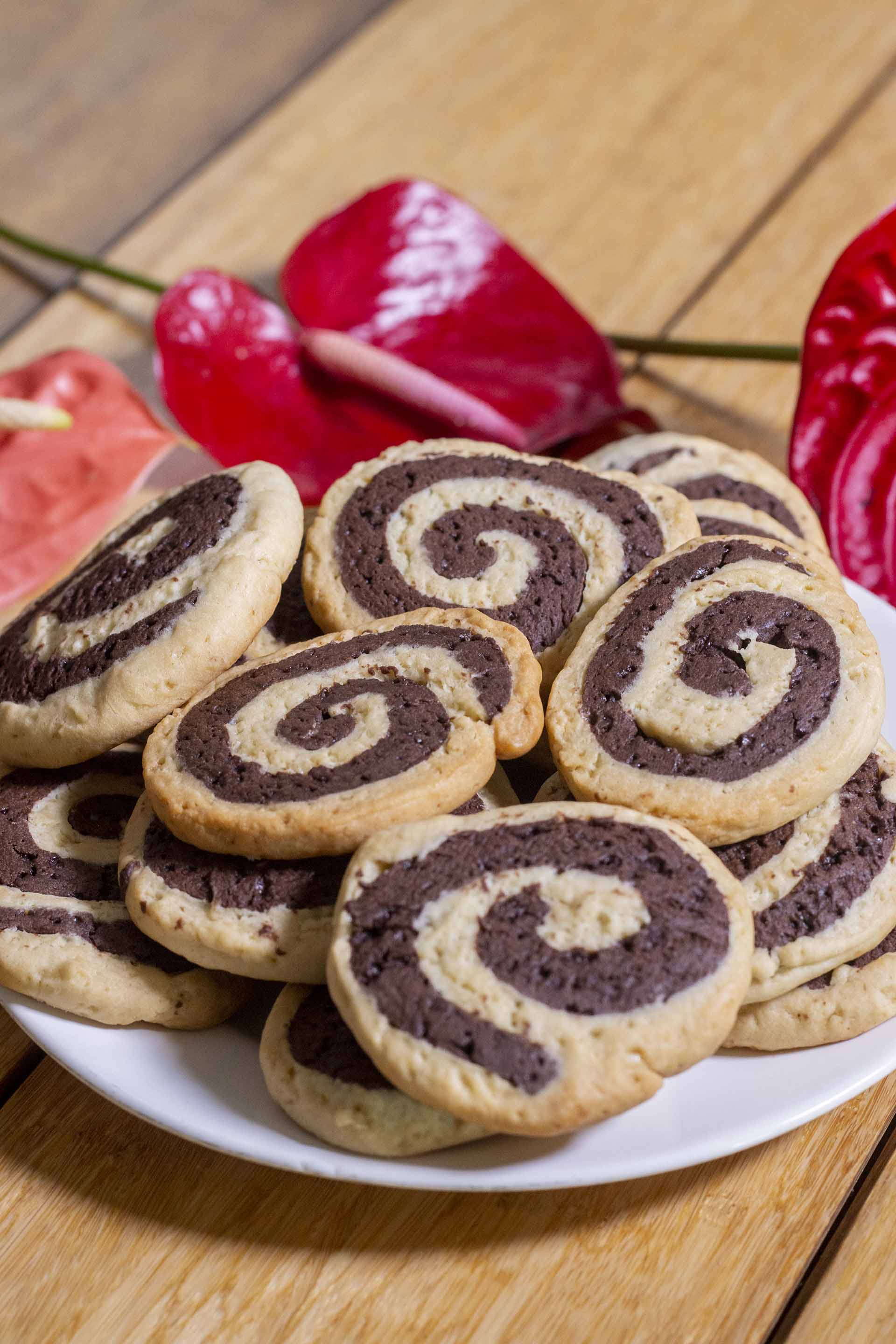 Vanilla & Chocolate Swirl Cookies