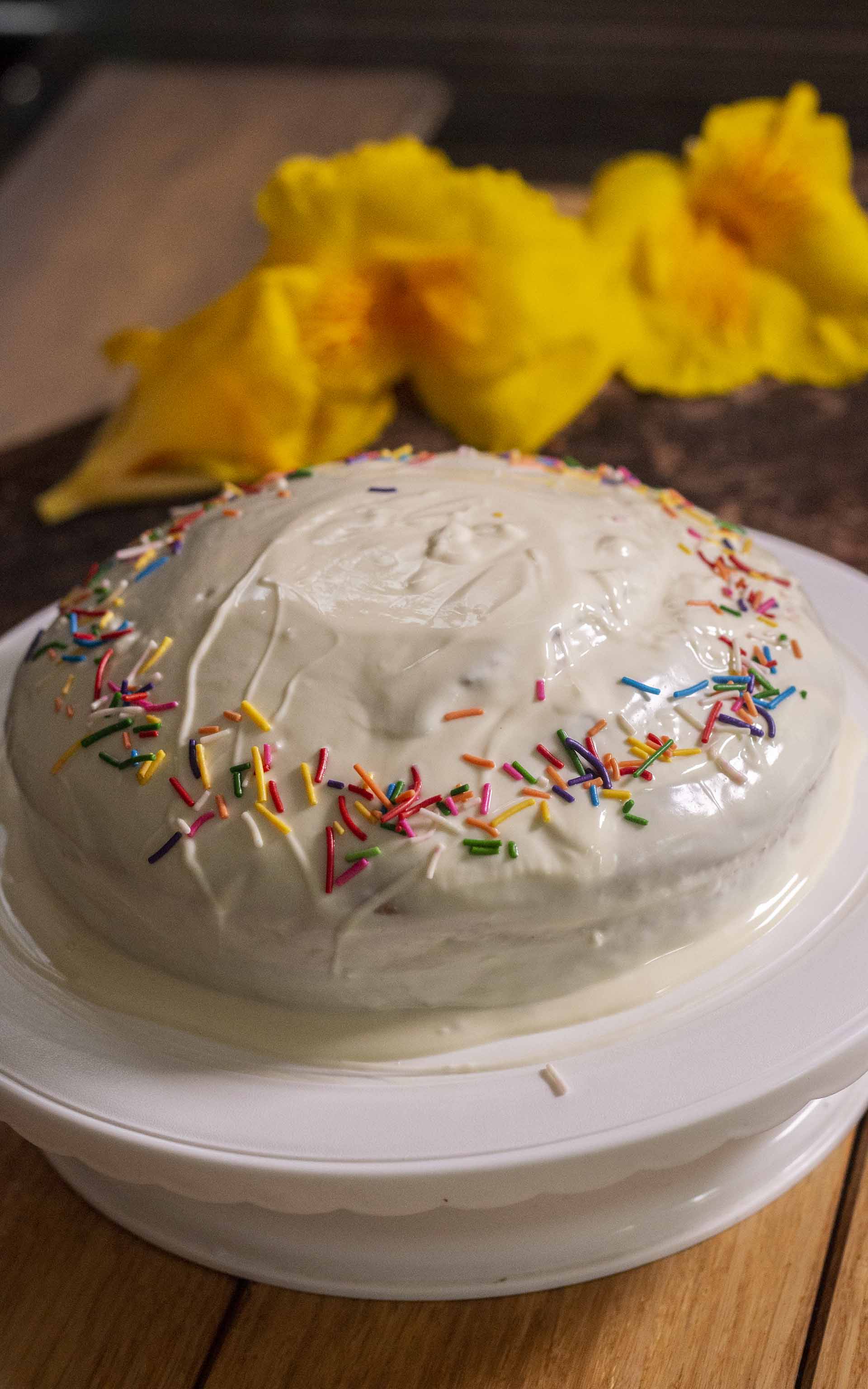 White Chocolate Mud Cake