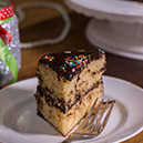 Yellow Cake with a Soft Chocolate Frosting…