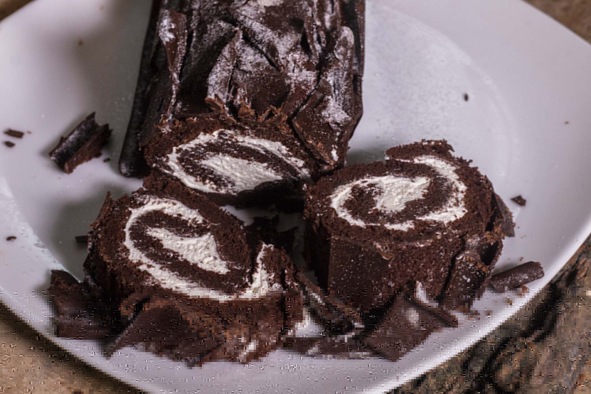 Christmas Yule Log Cake