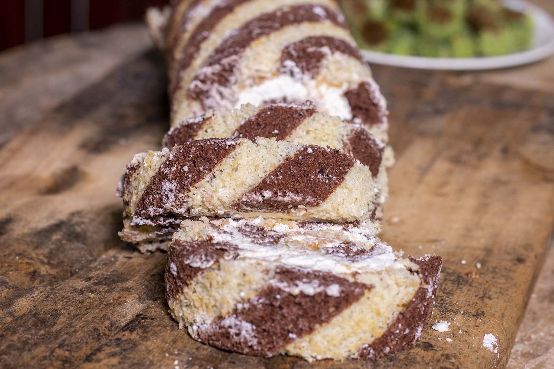 Zebra Roll Cake