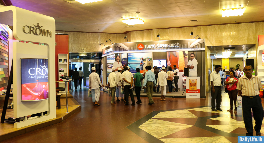 People at the exhibition