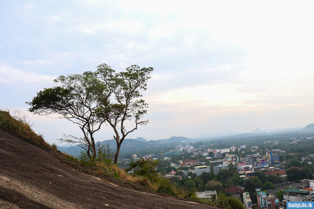 View of Kurunegala town from Athugala Rock, Sri Lanka