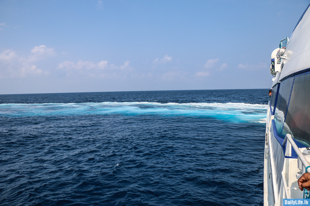 Navy cruise turning back